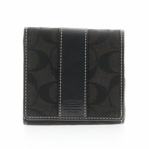 Coach Y2K Signature Canvas Bifold Wallet EUC